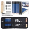 Pencils Drawing Painting Sketch Kit Set with Pencil Erasers Sharpener for Artist Beginner Student Stationery Sketching Supplies 230317