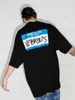 T-shirts pour hommes VTM 2022SS Lettre avant et arrière imprimée Oversize en coton pour hommes et femmes T-shirt à manches courtes à manches courtes T230317
