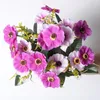 Decorative Flowers Family Artificial Small Autumn Cherry Blossoms Wedding Bunches