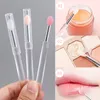 500 pièces outils De maquillage De beauté pour femmes pinceau à lèvres en Silicone souple avec couvercle applicateur multifonction pinceau cosmétique pinceaux De maquillage pour ombre à paupières rouge à lèvres Pincel De Labios