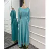 Roupas étnicas Cetim abaya dubai peru kaftan feminino maxi vestido maxi modest abayas manto árabe islâmico vestido de vestido africano jalabiya 230317