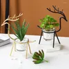 Flores decorativas Decoração de casa Nórdica Artificial Green Plant Simulação Decoração de decoração Ornamentos de mesa internos Plantas em vasos de plantas Presentes
