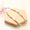 Strand 4mm Women's Color Acrylic Rice Bead Multi-layer Bracelet Simple And Pure Handmade Hand Ornaments In Europe America