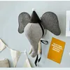 Decorazione da parete in stile coreano Testa di animale 3D Ciondolo appeso a parete Murale Soggiorno Camera da letto Camera dei bambini Cartone animato Elefante Cavallo Decorazione da parete 230317