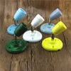 Wall Lamp Colorful Ceramic Socket Ceiling Plate Turn Spotlight Universal Light E27 Large Screw Adjustable Down Holder Bedside