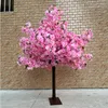 Flores decorativas artificial cereja árvore pouso simulação flor ornamentos grande pêssego el decoração de casamento casa