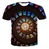 Camisetas para hombres Camiseta Hombres Manga corta de alta calidad Explosivo 3D Impreso Casa Vista Moda Handom