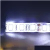 2016 bandes LED 5050 bande de voiture étanche bleu rouge vert 9V à 12V Dc caravane bateau modèle fête foraine lumière 10Cm 15Cm 30Cm 60Cm Via Dhayx