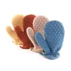 Bath Gloves Cleaning Brushes 4 Colors Scrubbing Exfoliating Glove Massage Mud Rubbing Bathroom Accessories