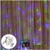 2016 LED cordes rideau chaîne fée lumières télécommande USB 5V cuivre décoration de noël pour la maison chambre fête de mariage vacances Lig Dhxmb