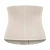 Women's Shapers Short Rubber Waist Shaper Cincher 25 Bones Body Women Gorset Beige Hollow Out Plus Size Latex Trainer Corset 3XL