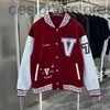 Diseñador Versión alta Abrigo de lana Chaqueta de béisbol para hombre Medusa Ropa deportiva bordada Vers Chaquetas Hombres Mujeres Chaqueta de hip-hop X47M