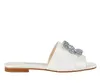 Flat Luxury designer sandal women slipper shoes Martamod Crystal Buckle Slide Sandals satin Jewel Square outdoor Comfort flats slip on 35-43 S54U