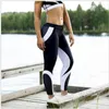 Damen-Leggings, Fitness-Leggings, geometrischer Wabenmuster-Digitaldruck, hohe Taille, Hüfte, atmungsaktives Polyester für Damen