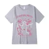 T-shirt da uomo 2023 Anime Pain Stampato Camicia da uomo Retro Cotton Tops Tees Maglietta Harajuku Streetwear Hip Hop T-shirt da donna