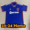 2023 2024 Universidad de Chile voetbalshirts 23/24 FERNANDES VARGAS PALACIOS MOYA FERNANDEZ Voetbal Dames Heren Kinderen Kits Sokken Volledige sets Volwassen shirts