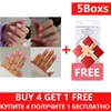 False Nails 5Boxs Fake With Wavy Design Detachable French Short Ellipse Almond Full Cover Nail Tips Press On