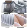 Underwear Storage Organizer for Clothes Separated Socks Shorts Bra Storage Boxs Dormitory Closet Drawer Washable