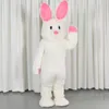 Nuovo costume della mascotte del coniglietto di Pasqua per adulti Cospiay Festa di compleanno in maschera Puntelli per spettacoli per eventi