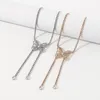 Hanger kettingen dames ketting elegante hypoallergeen decoratieve bling strass vlinders lange keten vrouwen voor dating