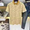 Men's Tees & Polos Men's Designer Polo Shirt Luxury Italian Brand Men's Printed G Letter Clothing Short Sleeve Fashion Casual Men's Summer T-Shirt Asian Size M-3XL