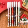 Haile 6 stk/set Kawaii Game Cartoons Neutrale Uitwisbare Pen 0.5mm blauwe Gel Pennen Wasbaar handvat School Kantoorbenodigdheden kids Statione