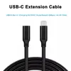 USB 3.1 Extension Cables Gen2 Thunderbolt Cable E-MARK PD 100W 4K Video for Switch Computer laptops Type C 10Gbps Extender Cable