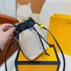 Shoulder Bags Summer Designer Amber Mini Straw Tote Bag Women Woven Beach Drawstring Crossbody Bag Travel Shopping bucket 220719