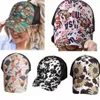 Woman Ponytail Baseball Cap Party Sport Hats Washed Distressed Messy Buns Ponycaps Leopard Sunflower Criss Cross Trucker Mesh Hat