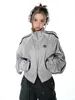 Damesjacks Koreaanse vrouwen acubi streetwear vintage cyber y2k esthetiek leerkleding rits oversizer jassen harajuku ritssluiting tops kleren