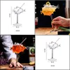 Verres à vin 200ml Creative Pufferfish Cocktail Verre Transparent Gobelet Coupe Avec St Molecar Smoke Bar Party Drinkware Drop Livraison Dhlxe