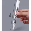 Haile 1/3pcs Permanent Oily White Markers Pens Waterproof Tire Painting Graffiti Environmental Gel Pen Notebook Drawing Supplie