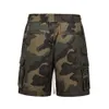 Bolsos masculinos de shorts harajuku y2k bolsos de camuflagem lavados shorts de verão masculino de rua de luta de joelheira largo de joelhos