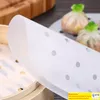 5inch Bamboo Steamer Steaming Paper Vegetables Dim Sum Pot Steamer Nonstick Baking Pan Liners Kitchen