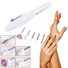 Kits de arte unhas Pro perfuração elétrica Bit Gundam Manicure Arquivo de salão de caneta Tool 5 bits Definir cuidados com os pés poloneses