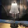 Настольные лампы Акриловая настольная лампа Регаментируемый сенсорный контроль декоративный ночные светильники Регулируем