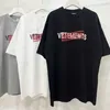 メンズTシャツVTMレッドシークレットシールラウンドネックルーズ大特注男性と女性愛好家同じ丸いネックショートスリーブTシャツファッションT230317