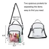 Transparante schoudertassen voor dames Clear Bag Portemulones Zomer Crossbody Takken PVC Cosmetische tassen