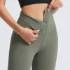 LL Women Yoga Leggings Fitness Nono Pant Legging Vita alta Hip Lift Pantaloni da jogging casual elastici 6 colori LL785