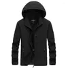 Men's Jackets Waterproof Military Jacket Spring Autumn Casual Windbreaker Mens Breathable Hooded Outdoor Thin Coats 6XL ClothesMen