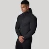 Hommes Hoodies Hommes Gymnases Zipper Fitness Bodybuilding Running Sweatshir Sportswear Workout Coton À Capuche Veste Casual Vêtements Homme