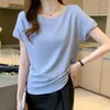 Women's Blousses Elegantes Casual Chiffon Short-Sleeve Blouse Women 2023 Solid Harajuku Womens Tops en Blusas Shirts Drop 2329