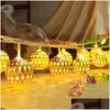 2016 LED Strings Christmas Light Holiday Moroccan Ball Strip 20 Lamp Balls/Set String for Wedding Party Fairy Lights Drop Drop Dh3Z0