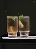 Copos de vinho reutilizável European Transparent Glass Copo de caneca de caneca de café simples conjunto de chá de chá Vasos de Vidrio Home Garden