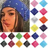 Fermagli per capelli Barrettes Vintage Bohemian Bandana Bandana per ragazze Donna Bambini Moda fascia Sciarpa Turbante Copricapo Avvolge Accessori