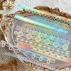 Gift Wrap 10Lot Scrapbooking Sticker Paper Bronzing Lace Decoration Hollow Card Collage Material Lomo Cards DIY Handmade