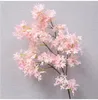 Decorative Flowers 90cm Long Artificial Cherry Blossom Flower Simulation Sakura Branch Pography Take Po Props 6 Color