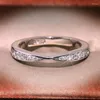 Wedding Rings Cross-border Explosive Accessories Selling European And American White Zircon Ring Jewelry Holiday Gift