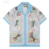 Luxe Designer Shirts Heren Mode Geometrische print bowling shirt Hawaii Bloemen Casual Shirts Mannen Slim Fit Korte Mouw Verscheidenheid trend #CH30