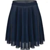 Stage Wear 9 Colors Ballet Gauze Skirt Adult Women Middle Length Dance Training Clothes Elastic Wiast Tutu S22075